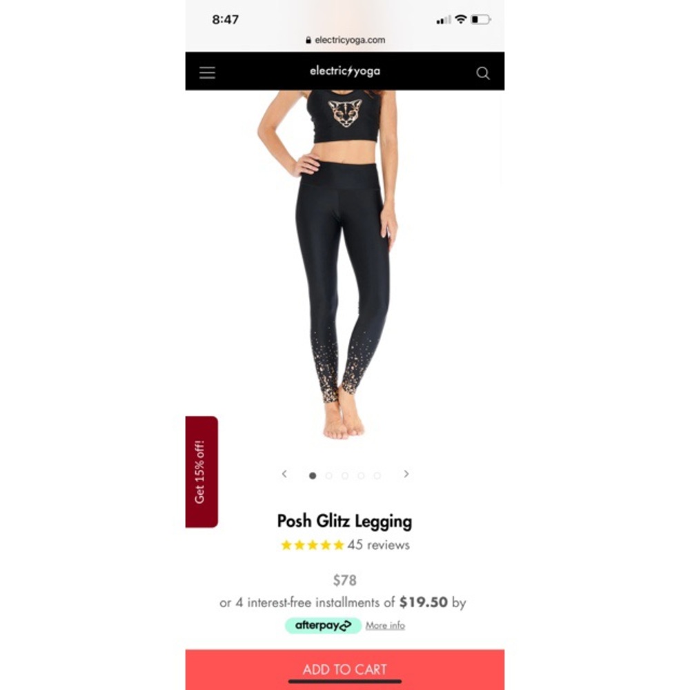 ELECTRIC YOGA leggings